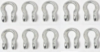 10x 1/2" Bow Shackle D-Ring w Clevis Screw Pin Anchor 2 TON 4400 lbs capacity