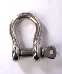 2 Pack 5/16" 8mm Marine Bow Shackle Ring 316 Stainless Steel Sailboat Rigging
