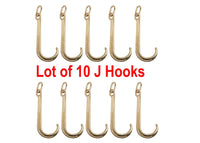 10x Tow Axle J Hook 15" Inch Grade G70 Wrecker Roll back Clevis 540 Heavy Duty