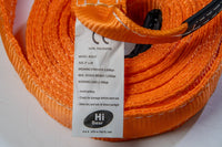 2" 14000lbs Tow Strap 20 ft winch sling 2in 20ft vehicle recovery 2x20 Mud Snow