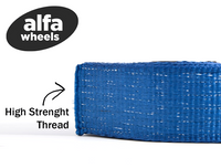 Tow Strap 20ft 3" 6.5TON 14000lb BLUE winch sling off-road ATV UTV recovery 3x20