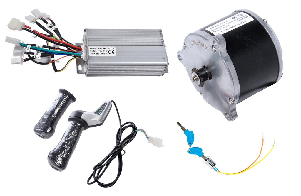 Electric Scooter Kart Motor Overvolt Currie 48V 900W Controller Reverse Throttle