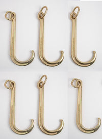 6x J Hook Grade G70 15" Inch Heavy Duty Tow Axle Wrecker Roll back Clevis 540
