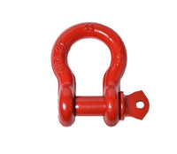 4x 1/2" Bow Shackle Red w Clevis Screw Pin Anchor 2 TON 4400 lbs capacity