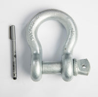 Lot of 10 pc 1-1/8" Bow Shackle w Screw Clevis Pin Rigging Towing 9.5Ton 21000lb