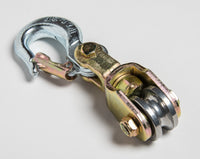 Pulley Block Swivel Hoist Wire cable Rope 3 Ton Eye Hook Snatch Block Sheive