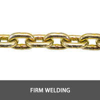 2x 20ft Transport Tow Chain 5/16" Grade G70 Tie Down Binder G7+End Hooks Rigging