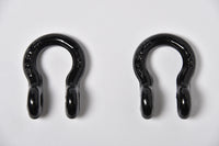 2x 1/2" Bow Shackle D-Ring w Clevis Screw Pin Anchor 2 TON 4400 lbs capacity
