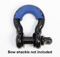 8x D-Ring Dark Blue Bow Shackle Isolator Jeep Towing Off Road 3/4" SILENCER
