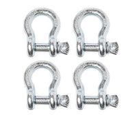 8 Pack 5/8" Galvanized Bow Shackle D-Ring w 3/4" Clevis Screw Pin WLL 7000 lbs