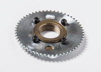 #25 55T 4 hole Sprocket chain drive gear f rear wheel GoKart Scooter w 3/4" hub