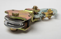 2xWire Rope Pulley Block 2Ton Swivel Eye Hoist Hook Snatch Block Sheive Anodized