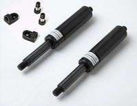 2x 550-1000lbs Lambo door shock f vertical hinge lamborghini w L fitting & Bolt