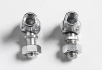 Pair (2) 650 lbs 7.5" lambo door shocks for vertical hinge w Ball Joint Fittings