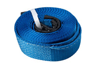 Tow Strap 20ft 3" 6.5TON 14000lb BLUE winch sling off-road ATV UTV recovery 3x20