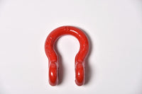 4x 1/2" Bow Shackle Red w Clevis Screw Pin Anchor 2 TON 4400 lbs capacity