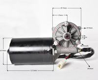 Wiper Left Angle Reversible Electric Worm Motor 12V 70W DC 35 50 RPM High Torque