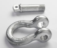 4x Bow Shackles 1 1/4" w Screw Clevis Pin Rigging Lift Crane 12Ton 26400lb WLL