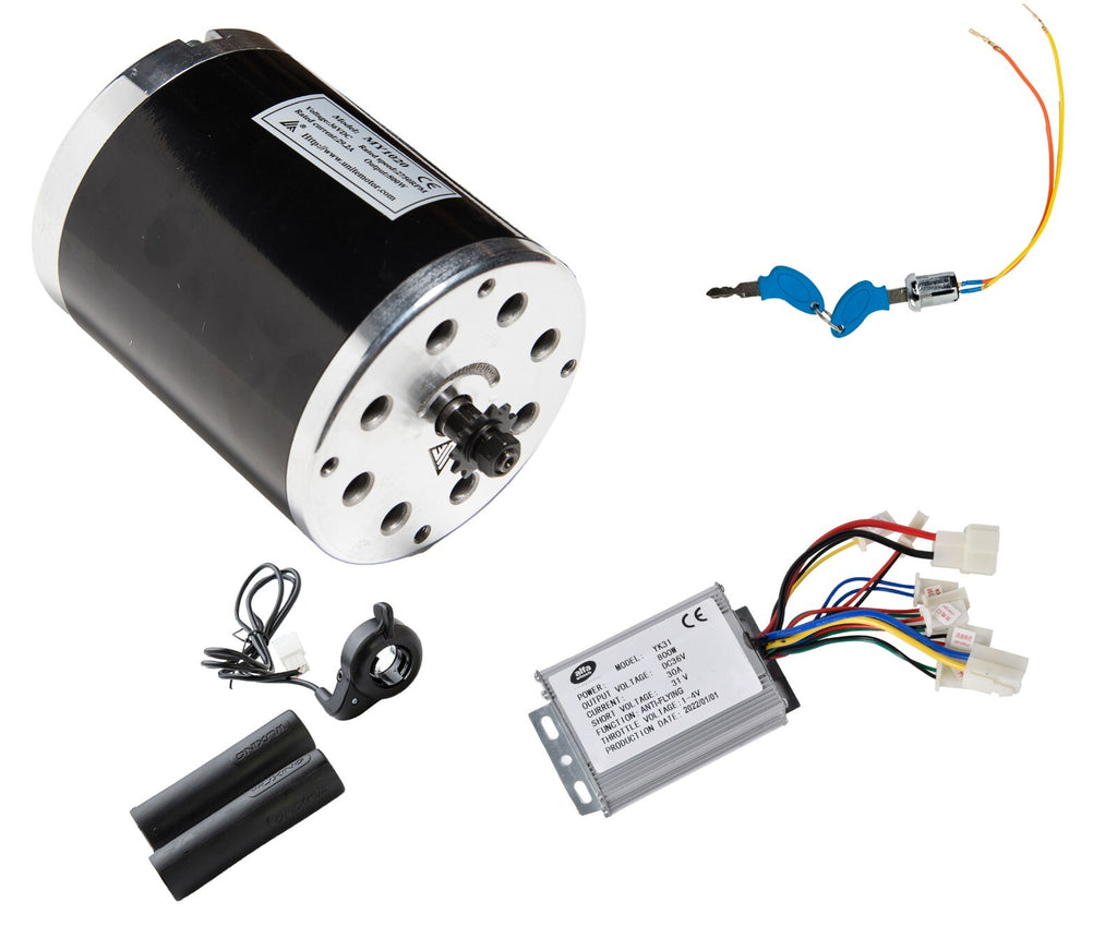 800W 36V electric motor kit w control box, key lock & Thumb Throttle