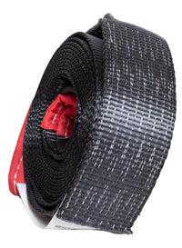 Tow Strap 20ft Snow Rescue 3x20 3" 20000 lbs 9Ton w 2x 7/8 Bow Shackles