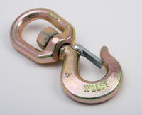 4 Swivel Eye Hook 2 Ton Hoist Lifting Rigging G70 w Latch 5/8" Alloy Steel Crane
