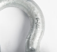 2x 7/8" Bow Shackle D-Ring Zinc Plated w 1" Clevis Screw Pin 14000 lbs Tow Lift