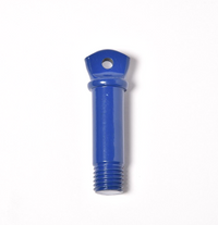 Premium D-Ring 3/4" Bow Shackle Galv w BLUE 7/8" Screw Pin 10500 LB 4.75 Ton
