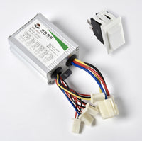 350W 36V DC electric motor Controller box f GoKart w DPDT reversing switch