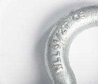 4x 7/8" Bow Shackle D-Ring Zinc Plated w 1" Clevis Screw Pin 14000 lbs Tow Lift