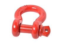 Lot of 8 Premium RED D-Ring 3/4" Bow Shackle Screw Pin 10500 LB Capacity Jeep CJ