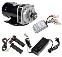 800W 36V gear reduction electric motor+Reverse Controller+Throttle 3s+Charger