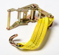 Ratchet Strap 1.5"x15' 4000lb J Hook Heavy Duty Tie Down f Cargo ATV UTV 1.5x15