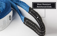 3" 10 ft winch tree saver protector combo 20000 & 20000 lbs Tow Strap off-road
