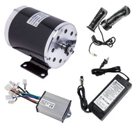 500 W 24 V electric 1020 motor kit w base, controller Throttle charger f scooter