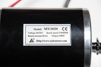 Electric DC Motor Kit 500W 36V MY1020 w speed control & Throttle f scooter ebike