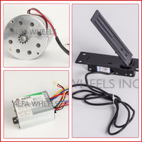 Electric DC Motor eBike kit 500W 24V MY1020+speed control & Foot Pedal Throttle