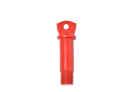 5/8" Red Lift Bow Shackle D-Ring w 3/4" Clevis Screw Pin WLL 7000 lbs 3.25 TON