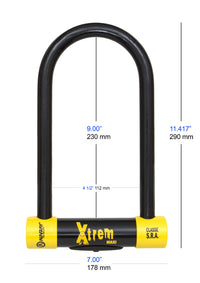 U lock Motorcycle Bicycle Scooter anti-theft Auvray Xtrem Maxi Made in France