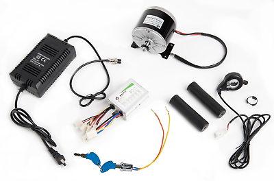 350 W 24 V electric motor kit w speed control Thumb Throttle Charger & Key lock