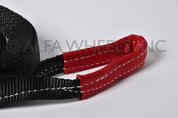 (3) 2" 9000lbs Tow Strap w D-Rings 20 ft winch sling off-road Pull recovery 4WD