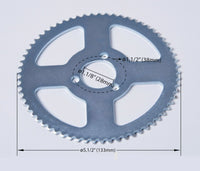 #25 1/4" 65T 3 hole Sprocket chain drive gear f rear direct wheel GoKart Scooter