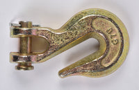 2x Clevis Grab Hook Tow Chain End G70 1/4" Flatbed Trailer Tie Down Hauling Rig