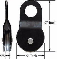 (4) 16000lbs 8TON Black Recovery Winch Pulley Snatch Block off road ATV UTV SUV