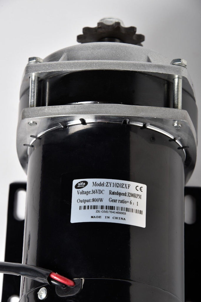 800W 36V gear reduction electric motor+ Controller+Charger+Throttle+Sw ...