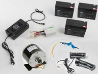 350 W 36 V electric motor kit w Batteries Control Twist Throttle Charger & Lock