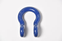 Blue 7/8" 6.5T Clevis Screw Pin Anchor Bow Shackle D-Ring Nickel Pin 14000 lbs