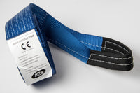 Tow Strap 20ft 3" 6.5TON 14000lb BLUE winch sling off-road ATV UTV recovery 3x20