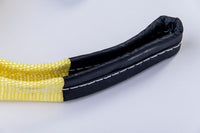 3" 20000lbs 3x10 Tow Strap w D-Ring 10ft tree saver protector offroad recovery