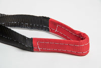 2x Tow Strap Winch Off Road Rescue Black 3x20 3" 20000 lbs 9Ton 20 ft for Jeep