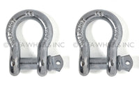 4 pcs Bow Shackle Recovery Tow Jeep 3/4" D-Ring  Off Road CJ 10500 LBS 4.75 TON